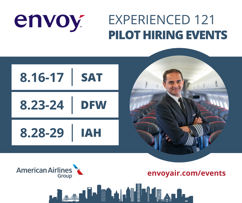 Envoy Air August Events in Texas